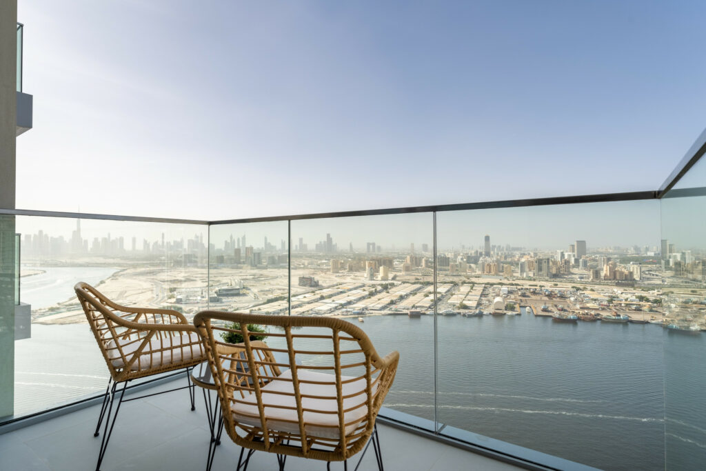 Beautiful Skyline | Sea and Burj Khalifa View | Luxe