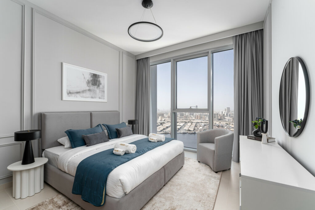 Beautiful Skyline | Sea and Burj Khalifa View | Luxe