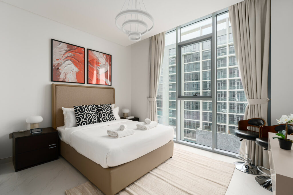 Lagoon & Burj Khalifa Skyline View | Brand New