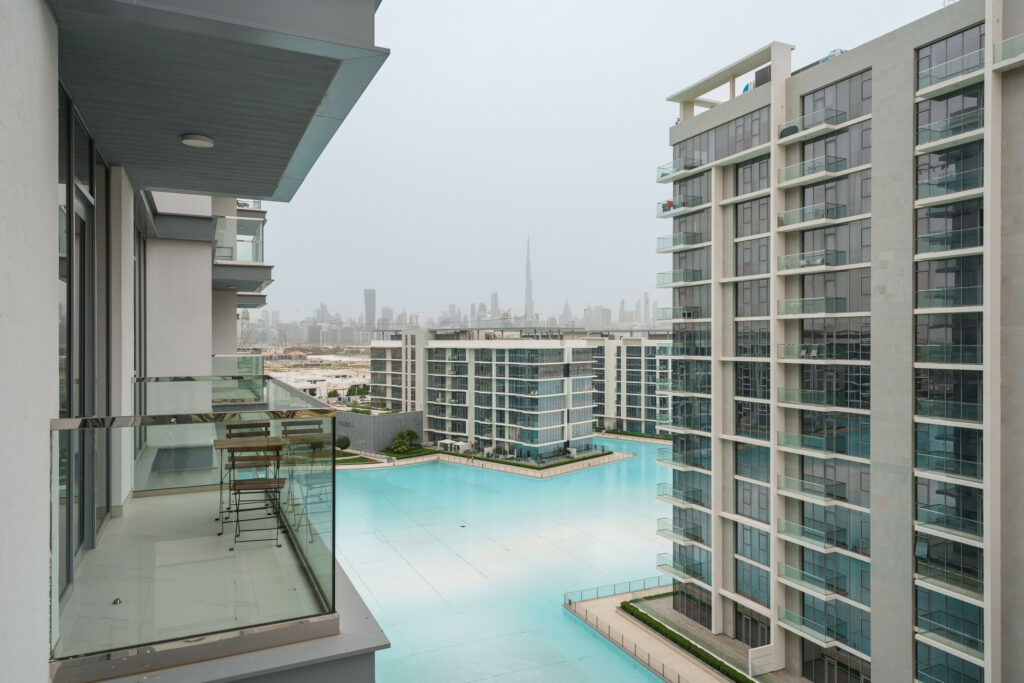 Lagoon & Burj Khalifa Skyline View | Brand New