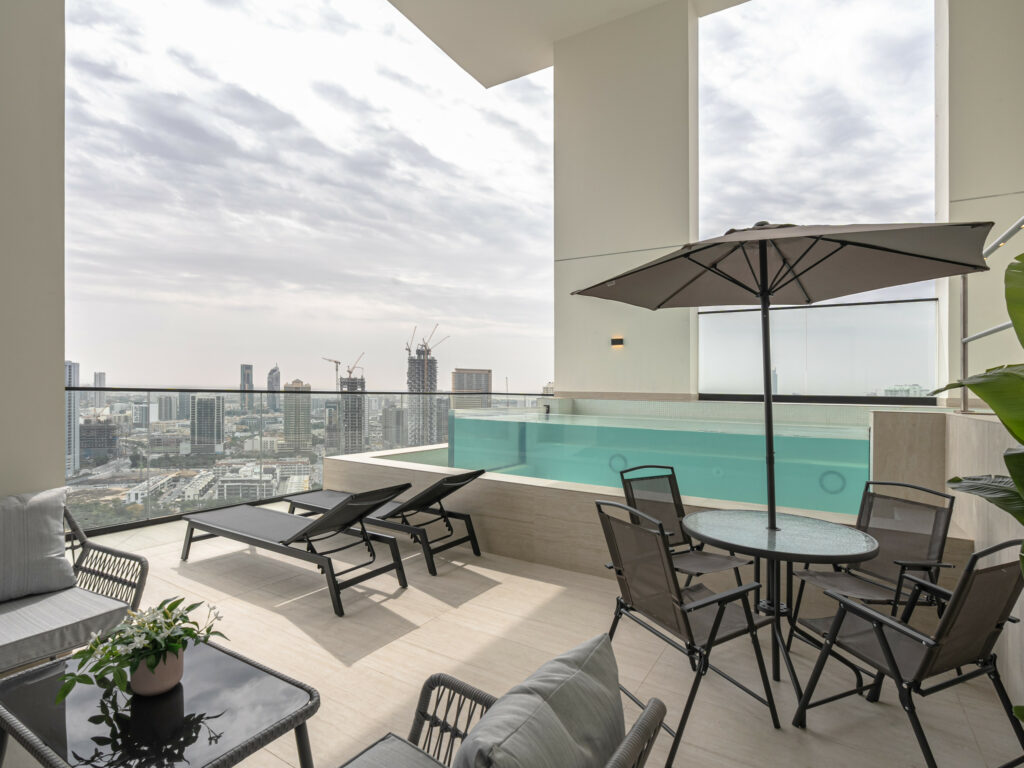 Sophisticated | Spacious Balcony | Private Pool