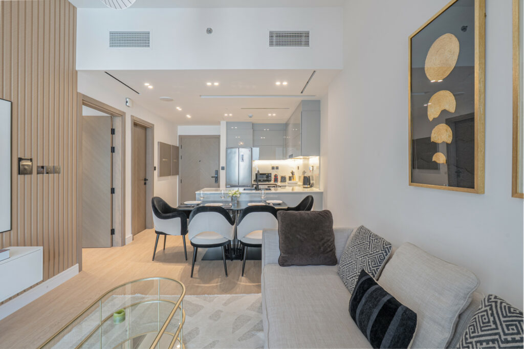 Canal and Burj Khalifa View | Sleeps 4 | Modern