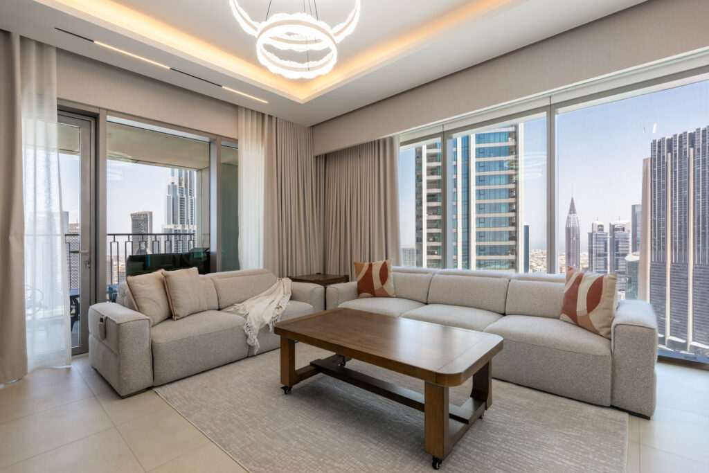 Luxurious 3BR | Burj Khalifa View | Maid’s Room