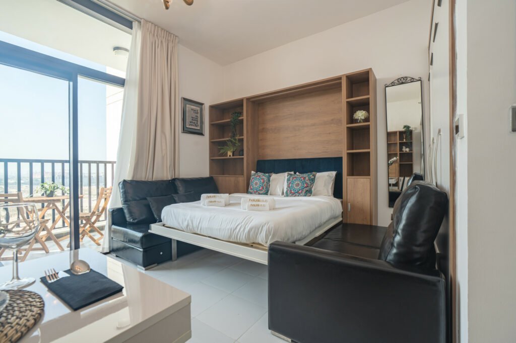 Modern Studio | Convertible Bed | Near Metro